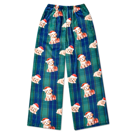 Santa Doodle Plush Pants