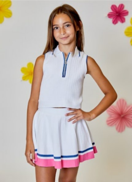 Tennis Half Zip Tank
