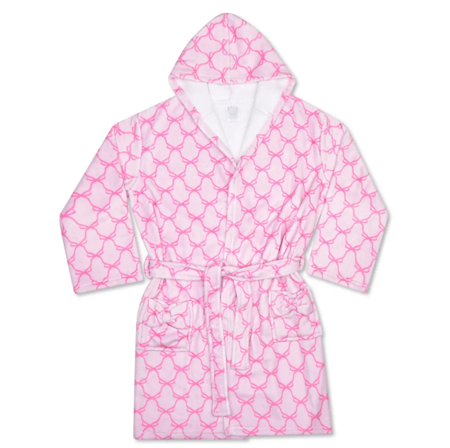 Sweet Trellis Bow Plush Robe