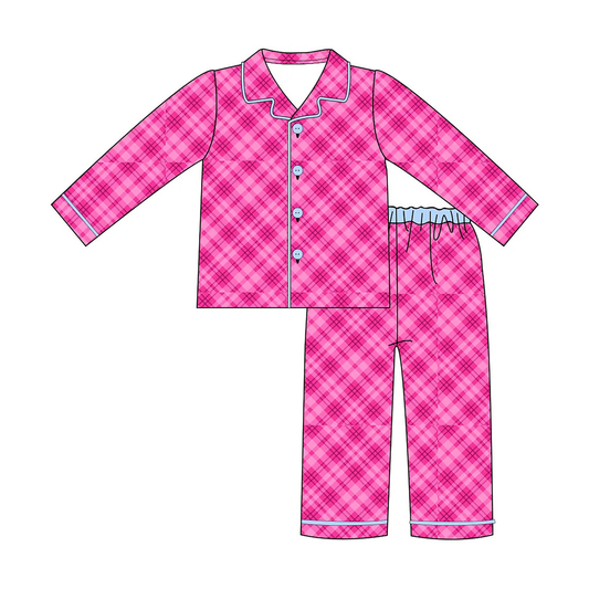 Pink Plaid Pajamas