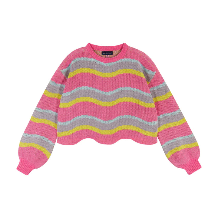 Wavy Hem Sweater