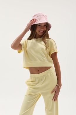 French Terry Rollup Tee