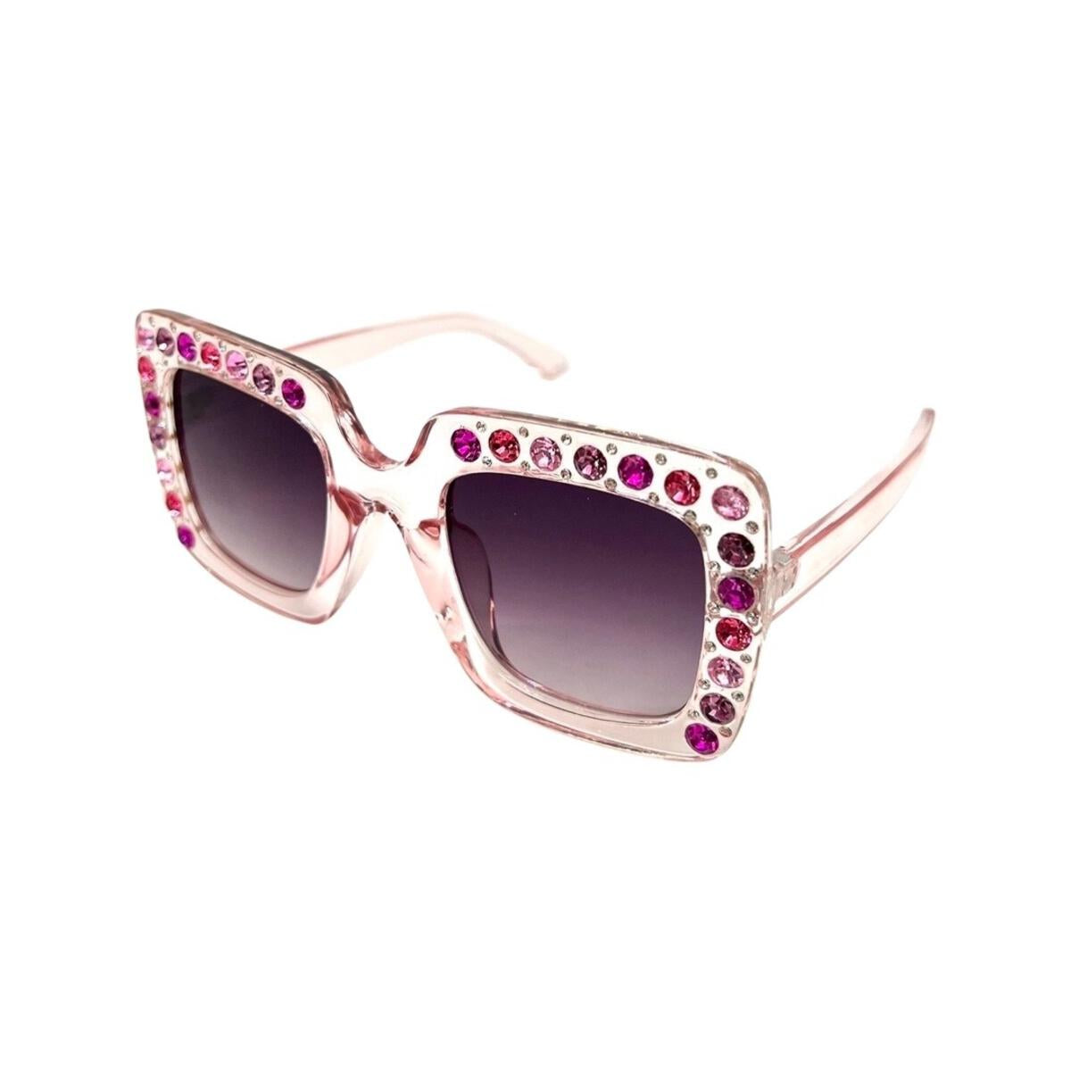 Square Crystalized Sunglasses