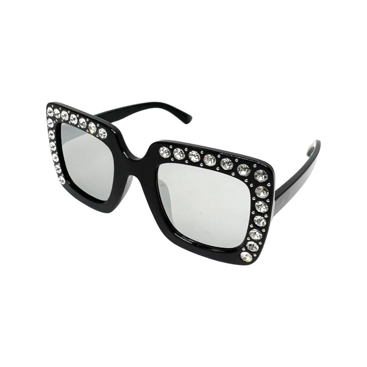 Square Crystalized Sunglasses