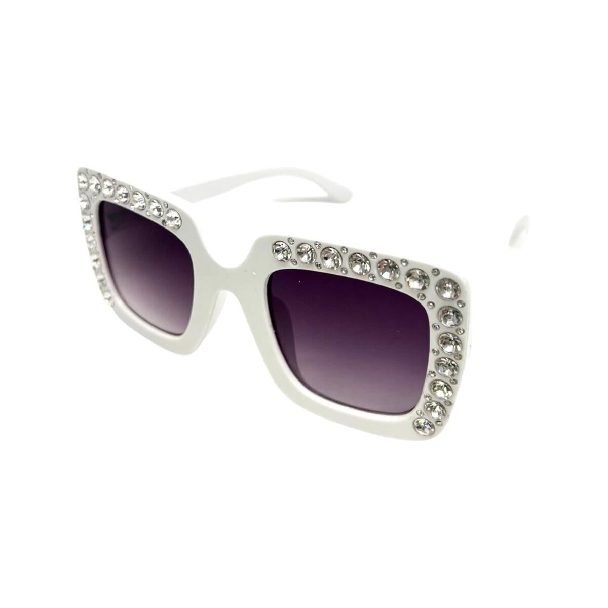 Square Crystalized Sunglasses