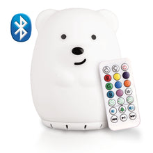 Load image into Gallery viewer, LED Bluetooth Bear Night Light
