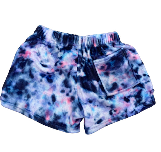 Night Tie Dye Plush Shorts