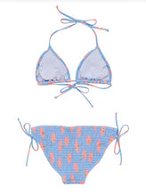 Load image into Gallery viewer, Beach Bloom Shirred Triangle Swimsuit
