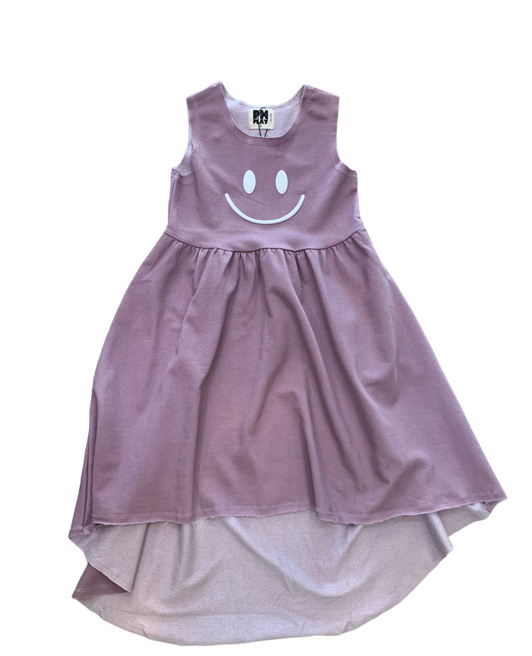 Lavender Smiley Swing Dress