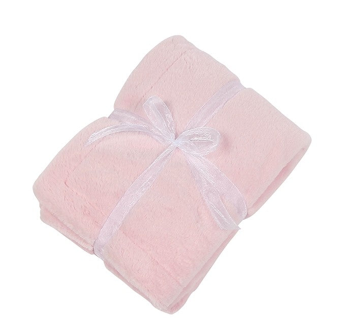 Pink Soft Fur Blanket